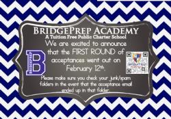Acceptances for 2020-2021 School Year